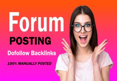 85 Unique Forum Post Dofollow Backlinks,  with High DA SEO Link-building