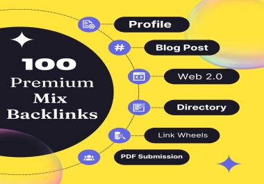 Bost your websites with top 100 Mix SEO backlinks