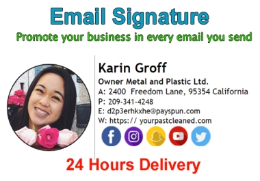 Create a Professional Clickable Email Signature