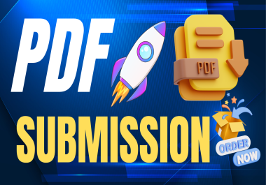 I Will Do A PDF Or Doc Or PPT Submissions To 40 Sharing Sites