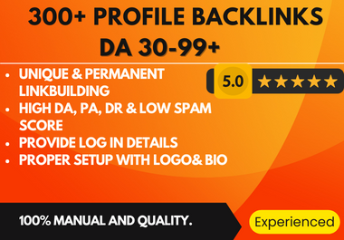 Boost Your SEO with 300+ High-Quality Backlinks!