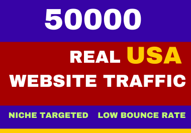 Get 50000 USA Web Visitor from Search Engine and Social media