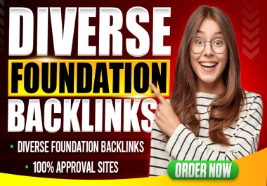 100 White Hat Diverse Foundation SEO Backlinks