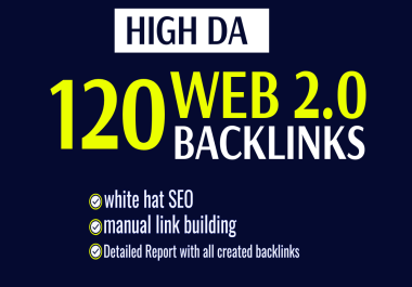 I will do 120 HQ web 2.0 backlinks