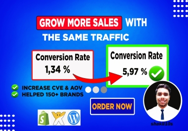 I will optimize your website for higher conversions and more sales