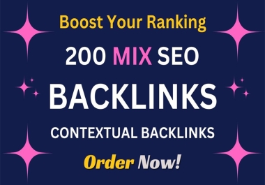 make a variety of mix backlinks from images,  videos,  web 2.0 sites,  documents,  articles,  and PDF sub
