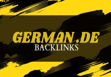 I will Provide 25 High Quality .de Domain Backlinks