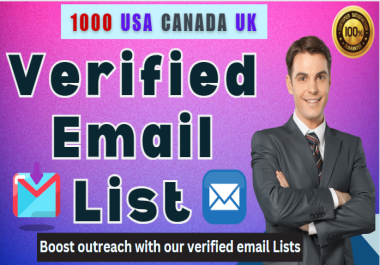 Verified and Targeted Email Listing Services for USA, Canada, UK, and Germany