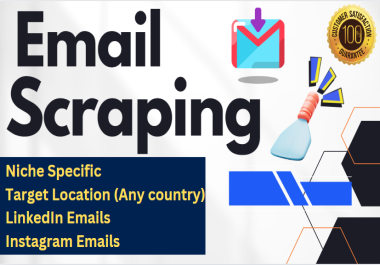  Targeted Email Scraping: 1000 Valid, Niche-Specific Emails 