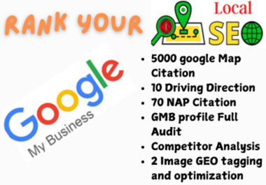 I will Boost your GMB and Local Business SEO