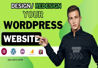 I create top quality responsive WordPress website