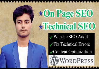 Detailed website SEO audit report, fix technical errors, and on page seo