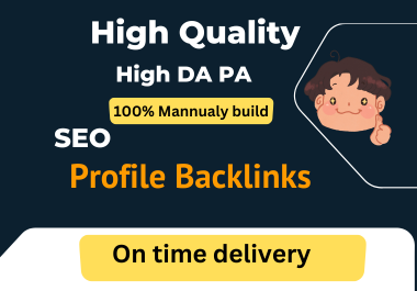 I will do Awesome 150 profile backlinks with high quality authority