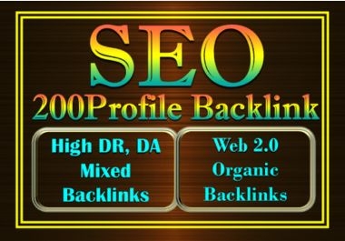 I will Create 100 SEO Unique Profile Backlinks for Website SEO & Indexing Process