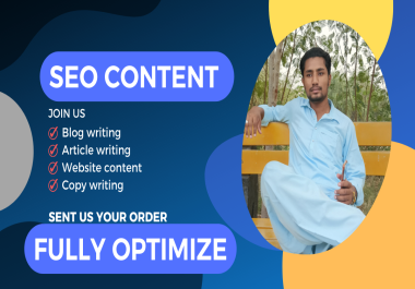 I will be your SEO website,  article or blog