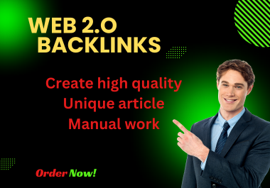  I create web-2.0 Backlinks with Seo Backlinks different 100 plus sites