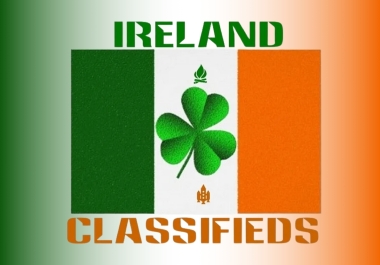 I will post your business or products in 11 ireland classified ads, irish