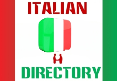 I will submit the website to 31 high PR italian directory,  italy