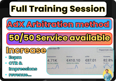 provide AdX Arbitration method Boost ECPM CTR Impressions service