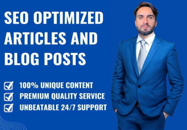 Can do SEO article writing, blog post writing, and content writing in 24 hours