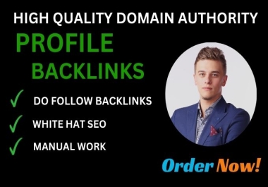 I will Boost your Website with High Quality Profile SEO backlinks