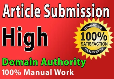 100 Unique Article Submission Backlink on DA 90