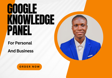 I will claim, edit, and create a verified google knowledge panel for personal and business