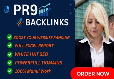 I will create 50+ quality high authority dofollow SEO pr9 link building,high backlinks