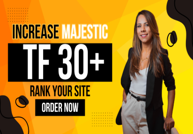 I will increase Majestic Trust Flow TF 30+ for best Ranking on Google