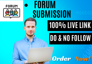 I will SET UP 85 Forum Submission SEO Backlinks High DA & PA sites.