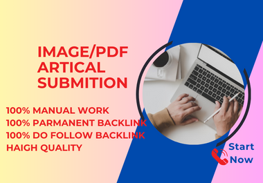 I will create 50 PDF/IMAGE Submission Backlinks 