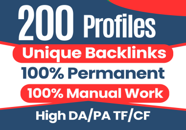 Boost Your Rankings With Affordable High DA 200 Profile Backlinks Top Quality Links SEO Ranking