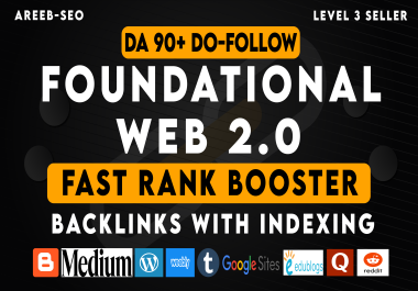 100 90-Plus High DA PA Web 2.0 Backlinks Increase your Google Trust, Authority and Ranking