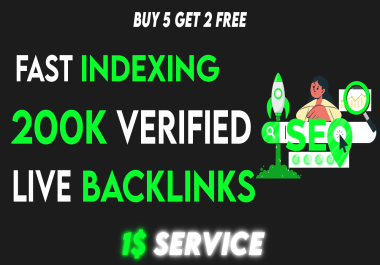 200k dofollow verified live backlinks using gsa ser,  money robot and others