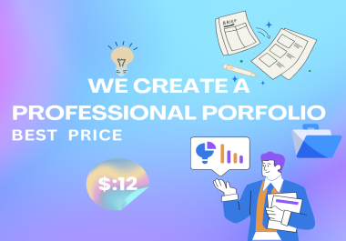 We create professional portfolio 