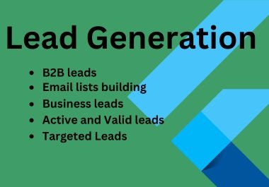 Are you looking for a B2B lead generation expert to build a niche targeted email list