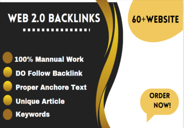 I will do high quality web 2.0 SEO backlink