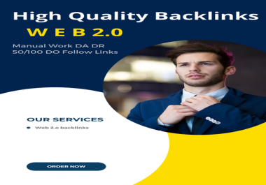 I will build 55 authority web 2 0 backlinks