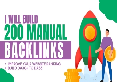 I will build 200 Manual SEO backlinks high Quality Web 2.0 Dofollow