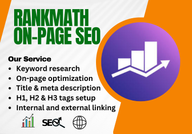 I will do complete on page seo with rankmath