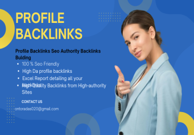 I Will Build 70 High quality Profile Backlinks Manually 