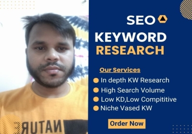 I will provide the best SEO keywords research for your website to rank on google.