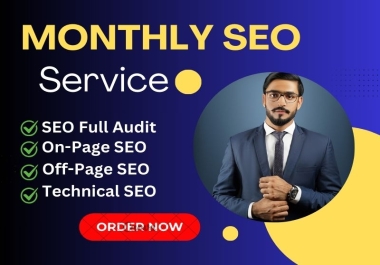 I will provide monthly SEO service for your WordPress website to rank on google.