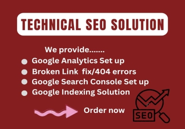 I will fix technical SEO errors for ranking website