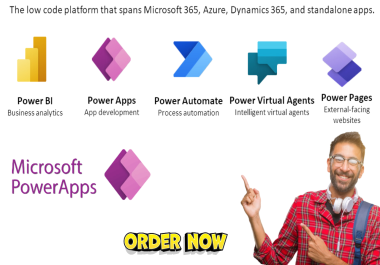 I will develop powerapps using powerplatforms