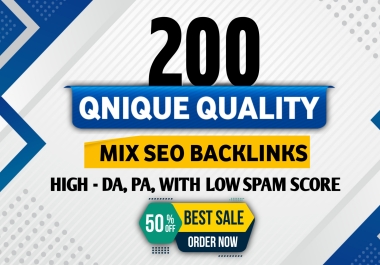 Boost Your Website With 200+ Mixed SEO Backlinks