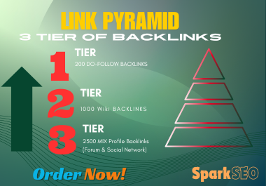 Amplify Your Rankings 3-Tier Link Pyramid Backlinks