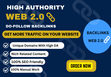 200 High Authority Web 2.0 Backlinks to boost your SEO