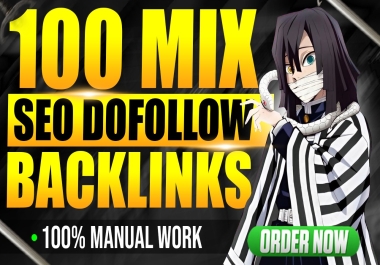  High Quality 100 Mix Backlinks to Boost Your SEO