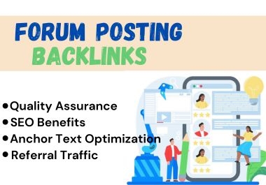 Empower Your Website Elevate Your SEO Game with Premium Forum Backlinks